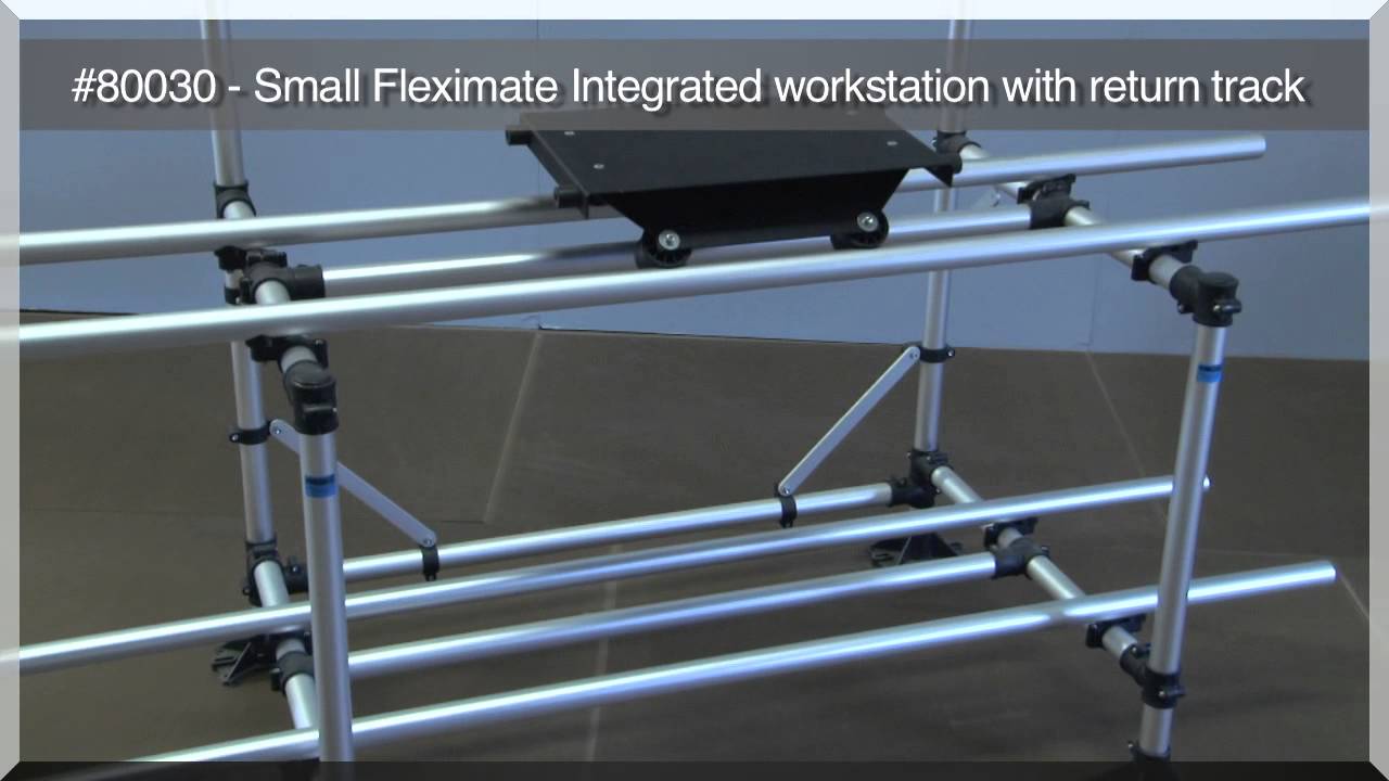 Fleximate Workstation with Return - Worksmart Systems